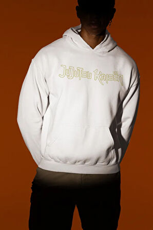 Jujutsu Kaisen Yazılı Unisex Oversize Anime Hoodie
