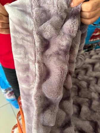  Aslan Bubble Çift Taraflı / Çift Katlı /Çift Kişilik/ Lüx Battaniye/ 4,5 kg / Modern / Şık / Çeyizlik