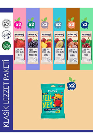 Klasik Lezzet Paketi – 16 Adet Mixmey ve Jelimey Sağlıklı Atıştırmalık