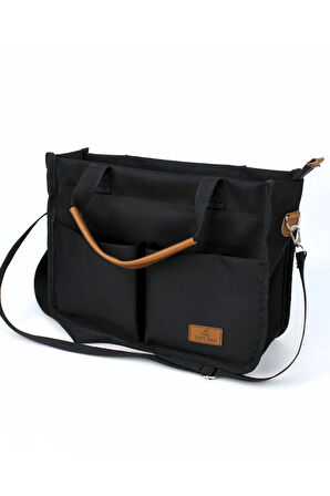 Siyah The Tote Bag Kadın Omuz Çantası