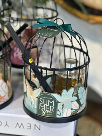 kafesli  kokulu  mumlu oda kokusu set 3 lü sandal ağacı kokulu