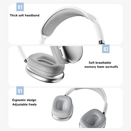 NOKİA C01 PLUS Uyumlu 5.2 Bluetooth Dokunmatik P9 Kablosuz Kulaklık