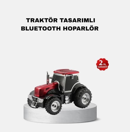 Traktör Bluetooth Hoparlör Fm Radyo USB Tf Aux Destekli Speaker