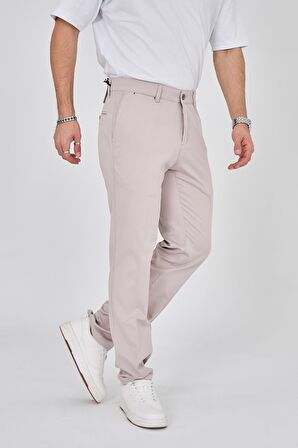 Pollycotton Regular Fit Klasik Pantolon