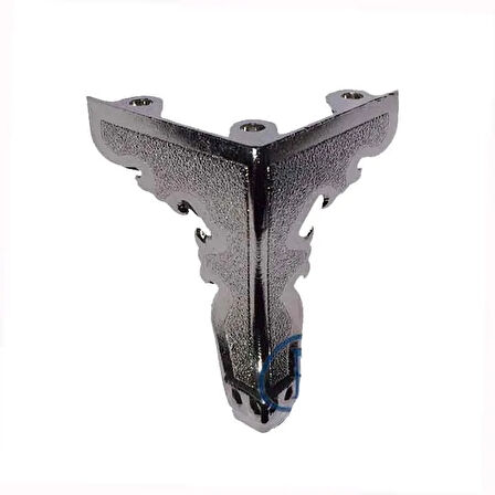 Ahşap, Sunta Sandık Ayağı, Kutu Ayak 5,5 Cm - Nikel