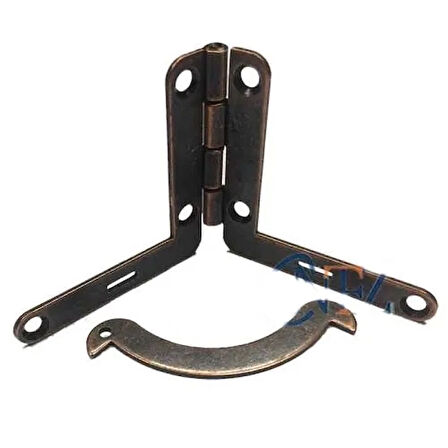 Makaslı Menteşe - 16X36X76Mm, Oksit, 100 Adet