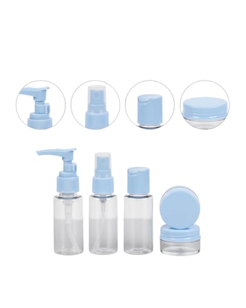 Taşınabilir 5 Parça Seyahat Kozmetik Seti 30 Ml Sızdırmaz