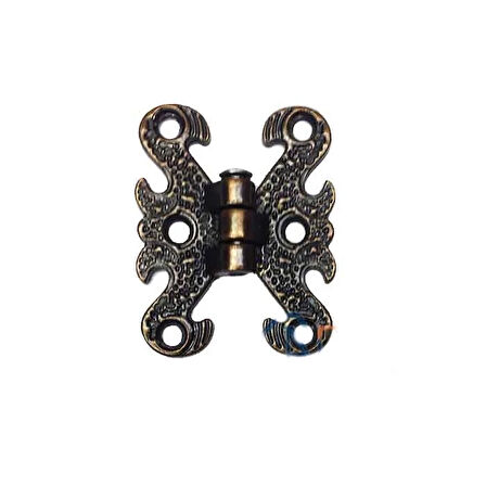 Zamak Menteşe - Küçük, 30X40Mm, Oksit, 100 Adet