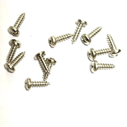 Klips, Menteşe, Ayak, Ysb Sac Vidası - 2,9X9,5Mm Nikel, 1000 Adet