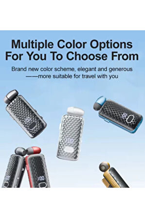 F588 Dijital Göstergeli Makaralı Titreşimli Bluetooth Kulaklık Bt 5.4