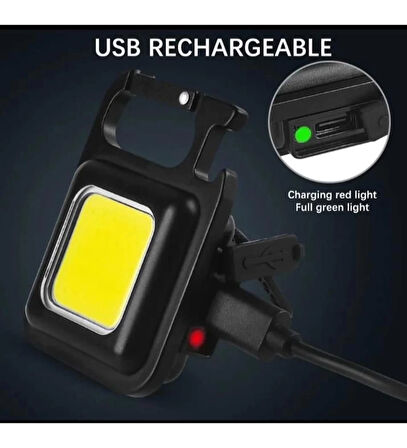 F.20A Mıknatıslı Kamp Feneri El Feneri 800 Lümen 30 Cob