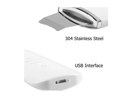 Ultrasonik Spatula Yüz Akne Siyah Nokta Temizleme Cihazı