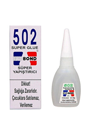 Evobond 502 Japon Yapıştırıcısı Süper Glue 20 Gr