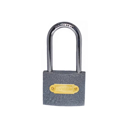 Eko Gri Döküm Uzun Kancalı Asma Kilit 25Mm