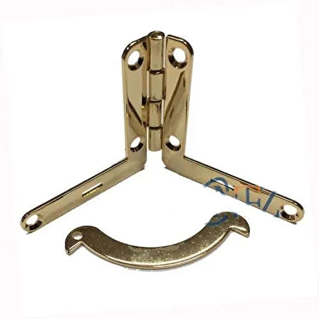 Makaslı Menteşe - 16X36X76Mm, Gold, 1 Adet