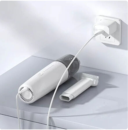 Şarjlı Mini Araç İçi Süpürge