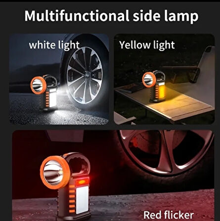 Wıson Ws-4343 Çok Fonksiyonlu Solar Şarjlı Powerbanklı Kamp Lambası