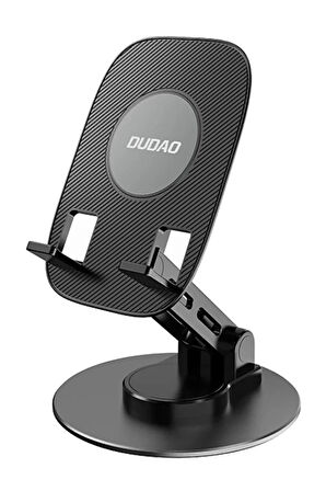 F17S Masaüstü Telefon Tutucu Döner Tabanı Alüminyum Paslanmaz Çelik Katlanabilir