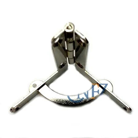 Makaslı Menteşe - 16X36X76Mm, Nikel, 100 Adet