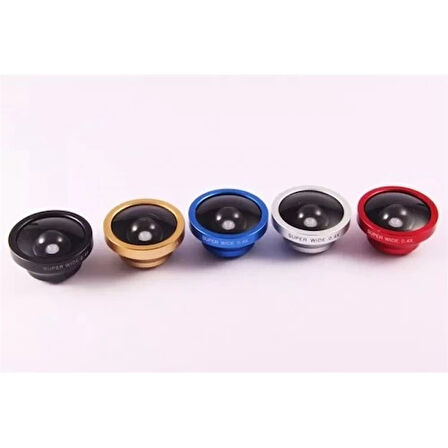 -Süper Geniş Açı Özçekim Kamera Lens 5/5 S/6/6 Artı Not 3, 5