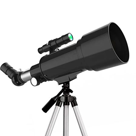 400X70Mm Açıklıklı Refrakter Teleskoplar (15X-150X), Telefon Adaptörlü Reflex