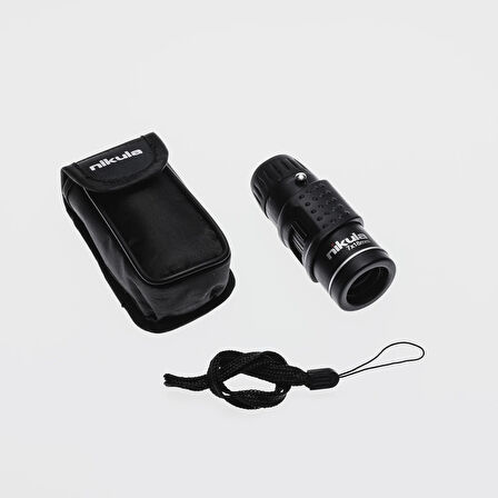 Nıkula 7X18 Avuç Içi Kauçuk Kaplamalı Hd Optik, Cepte Taşınan Mini Monoküler Dürbün