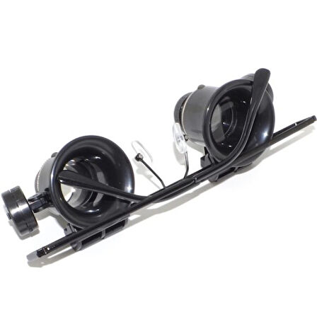 -Gözlük Model Çıft Led Aydınlatma ,Saat Onarımı Için Harika Büyüteç