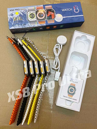 Watch 8 Akıllı Saat Xs8 - Bluetooth, Su Geçirmezlik, Kablosuz Şarj