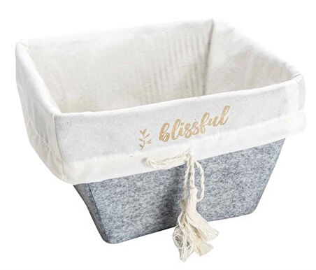 Çok Amaçlı Saklama Organizer Kutu Kare Keçe Sepet (Maxi) - 03426