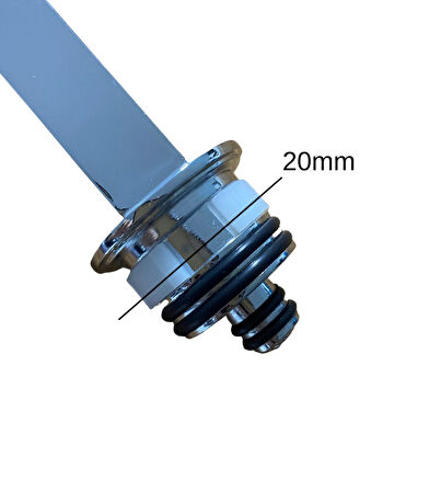 Krom Mutfak Evye Batarya İçin Köşeli Su Borusu Paslanmaz Ve Eca Uyumlu 25X25