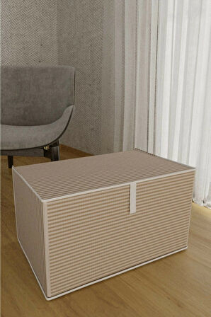 Baza Altı Boy Çok Amaçlı Düzenleyici Kutu Organizer Cırt Cırtlı Hurç 19Cm X 40Cm X 50Cm (1 Adet)