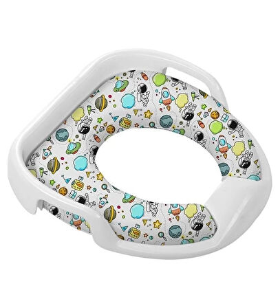 Softy Kids Çocuk-Bebek Yanlardan Tutmalı Yumuşak Süngerli Klozet Kapağı Adaptörü