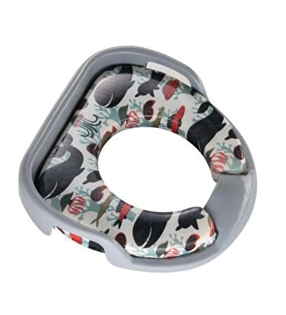 Softy Kids Çocuk-Bebek Yanlardan Tutmalı Yumuşak Süngerli Klozet Kapağı Adaptörü