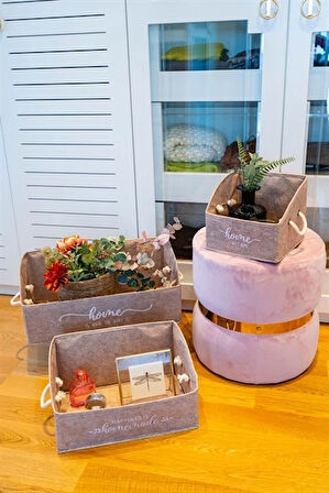 2 Adet Keçe Raf Organizer Seti Mega/Maxi/Kutu Organizer