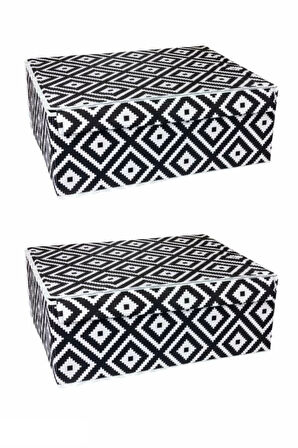 Baza Altı Boy Çok Amaçlı Düzenleyici Kutu Organizer Cırt Cırtlı Hurç 19Cm X 40Cm X 50Cm (10 Adet)