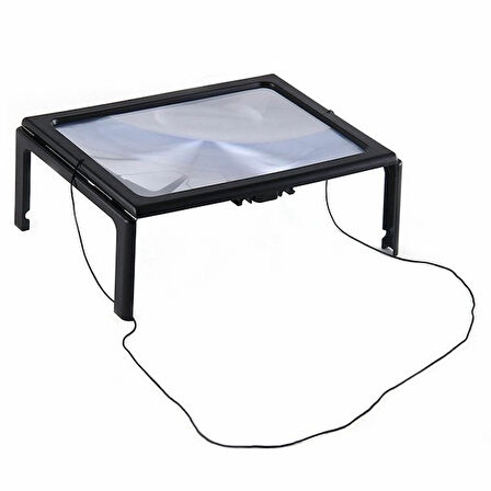 -Led Işıklı Kitap Okuma Büyüteç