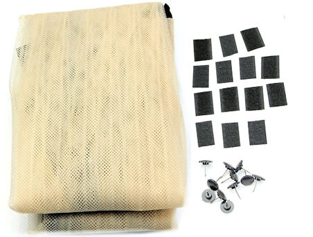 Mıknatıslı Kapı Sineklik Tülü-Krem ( 105 X 205 )