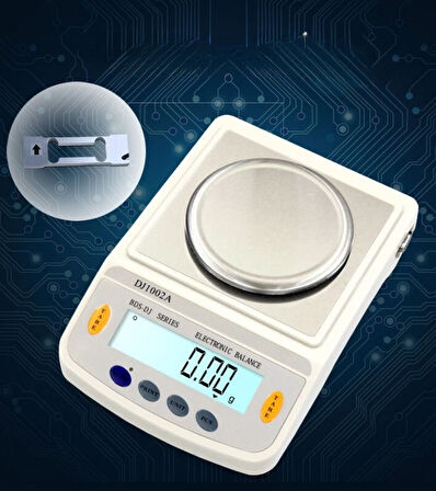 Dj602A Kefeli Hassas Terazi 3000 G Kapasiteli, 0.01 G Hassasiyetle Profesyonel Ölçüm
