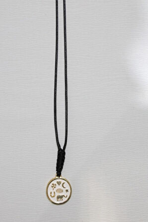 Doğal Akik Taşlı Kolye – El Yapımı Zarif Tasarım