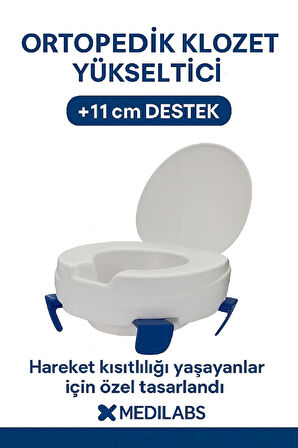 Kapaklı Klozet Yükseltici temizlenebilir tuvalet aparatı