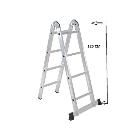 beykon tek kırma 2x4 basamak katlanır merdiven