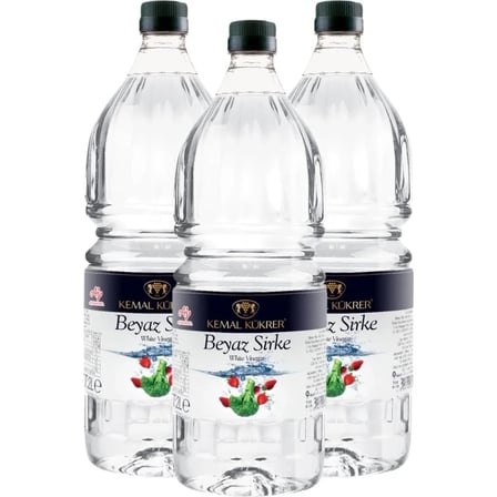Kemal Kükrer Beyaz Sirke 2 Lt x 3 Adet