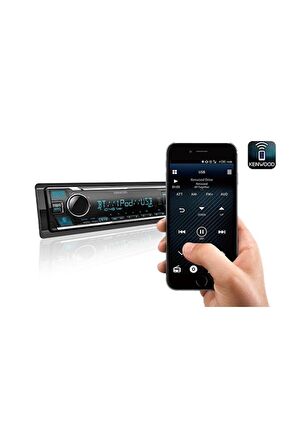 Kmm-bt408 3amfi Çıkışlı Profesyonel Oto Teyp Bluetooth Usb Telefondan Kontrol Özellikli Yeni Seri