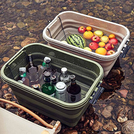 Katlanır Kamp  Piknik Sepeti