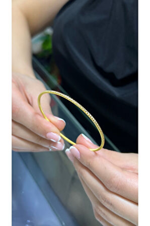 9 gr (Gram) Yatırımlık işçiliksiz Dorika Toplu Ajda Bilezik 22 Ayar Altın