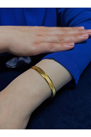 8 gr (GRAM) Trabzon Şarnel Bilezik 22 Ayar Altın Yatırımlık Işçiliksiz