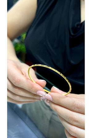 8 gr (Gram) Baklava Dilimi Kalemli Ajda Bilezik 22 Ayar Altın