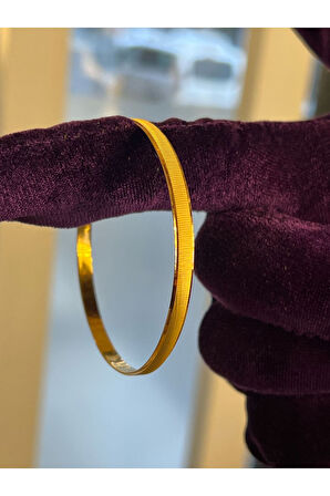 10 gr (GRAM) İşçiliksiz Yatırımlık Klasik Çöp Bilezik 22 Ayar Altın