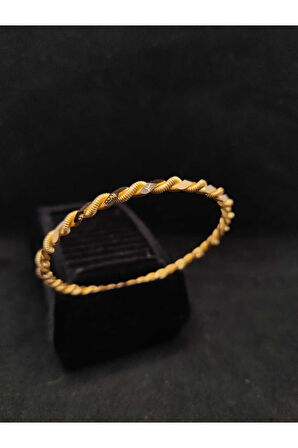 13 gr (GRAM) Paftalı Burma Bilezik 22 Ayar Altın Yatırımlık Işçiliksiz