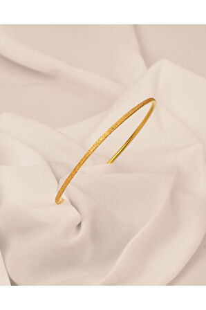 9 gr (Gram) Yatırımlık işçiliksiz Simli Ajda Bilezik 22 Ayar Altın